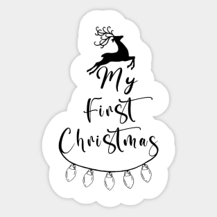 My First Christmas Sticker